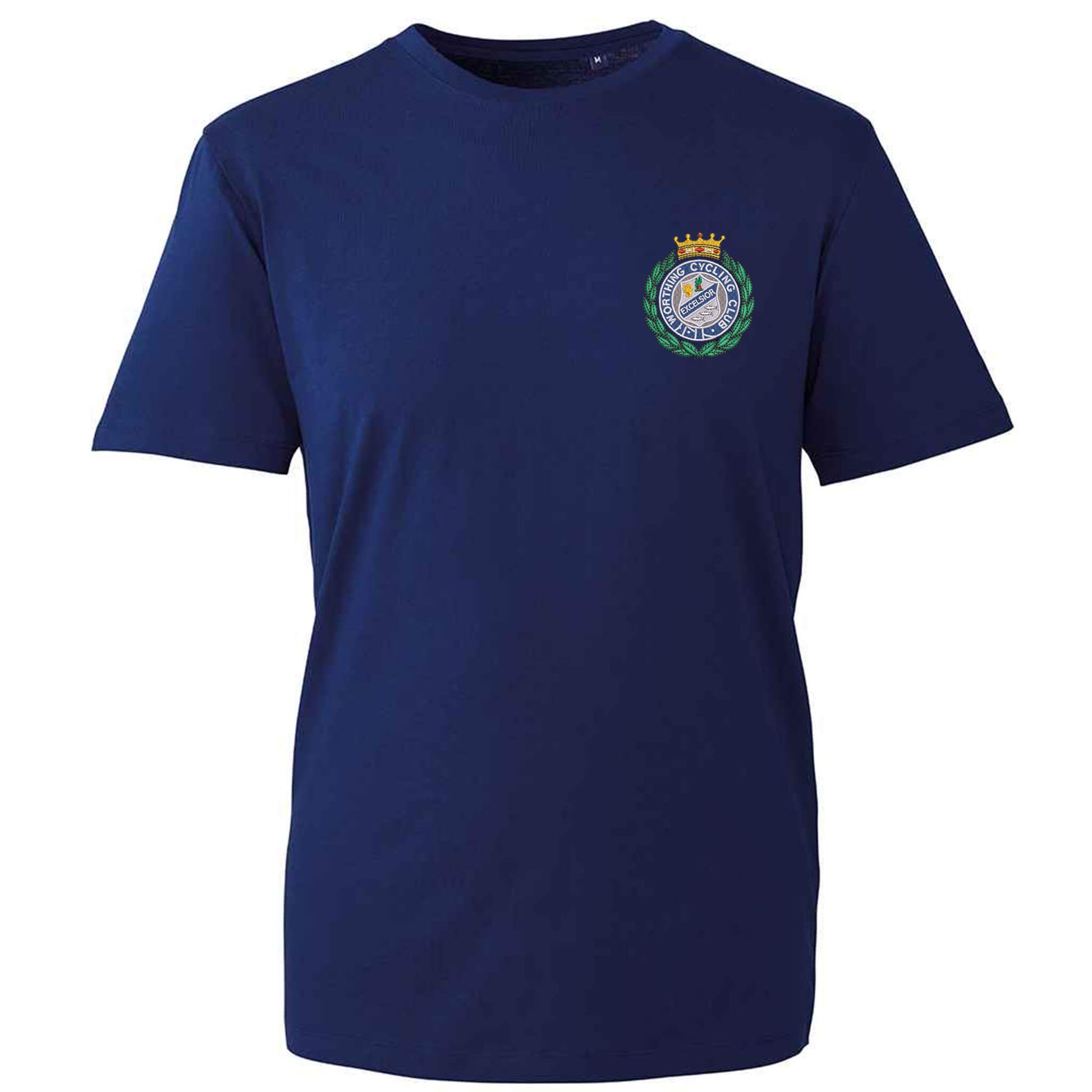Worthing Excelsior Cycling Club Embroidered T-Shirt Navy S