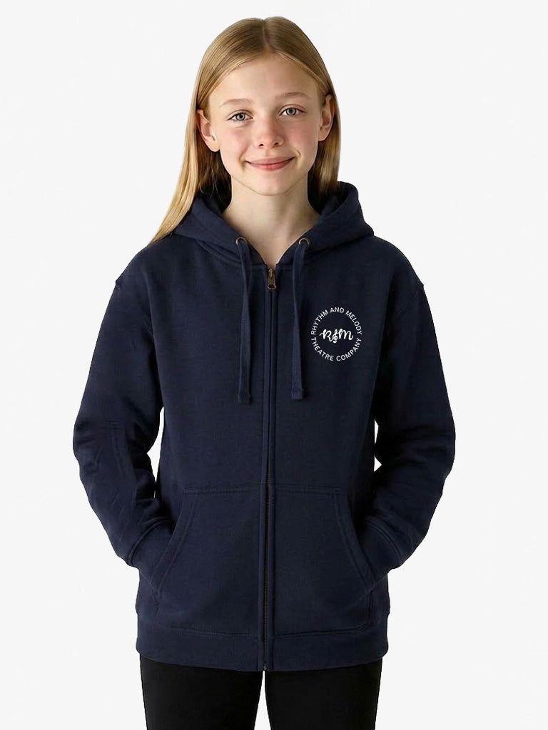 Rhythm & Melody Theatre Company Worthing Embroidered Zipped Hoodie(Youth)
