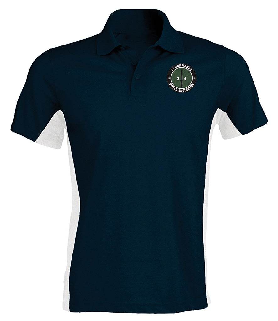 24 Commando Engineer Regiment  Bi Colour Polo Shirt