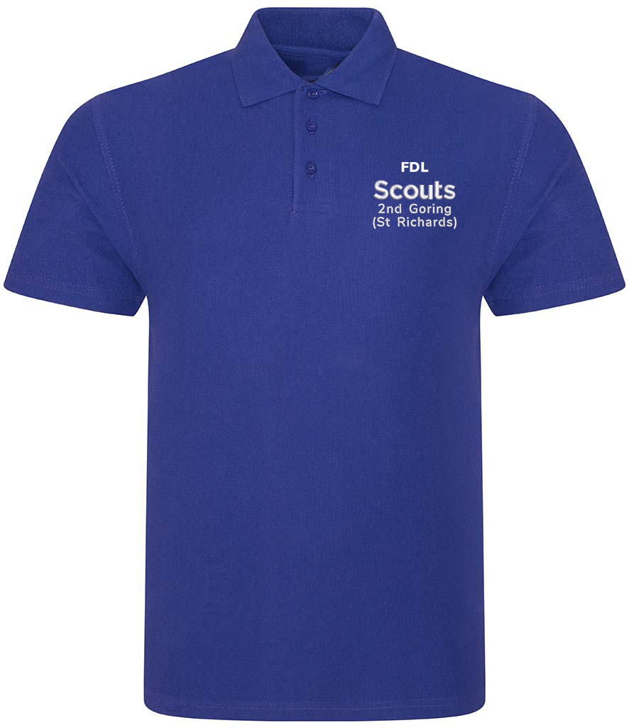 2nd Goring Scouts Embroidered Polo Shirt