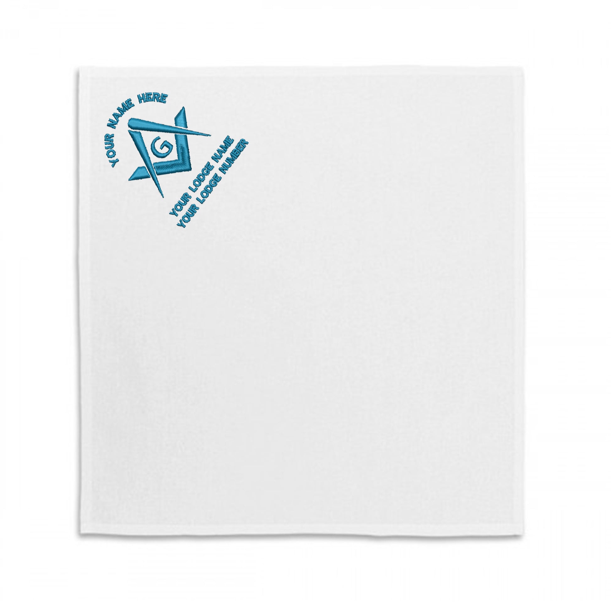 Masonic Craft Lodge Personalised Handkerchief