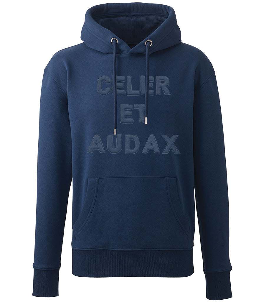 Royal Green Jackets Celer et Audax hoodie with 3D puff embroidery on the