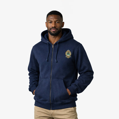 Queens Regiment Premium Zipped Hoodie