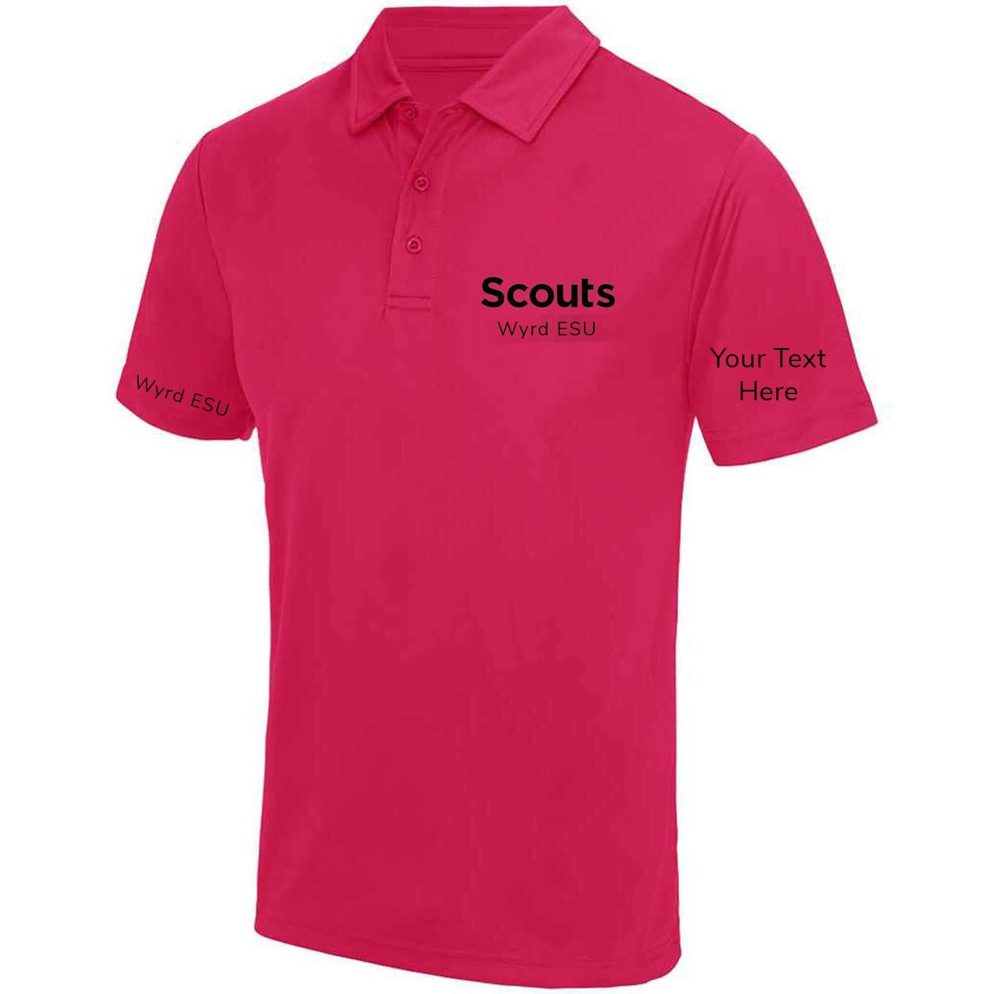 Wyrd Adult Leaders Embroidered Polo Shirt