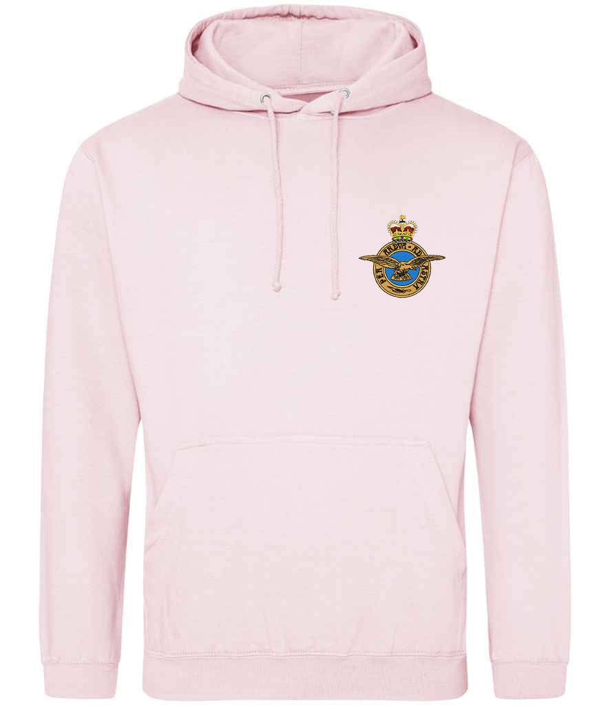 Royal Air Force Hoodie with Embroidered Logo in pink