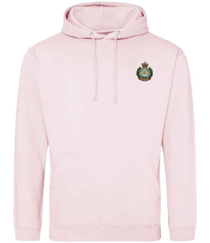 Royal Engineers Hoodie with embroidered logo in Pink