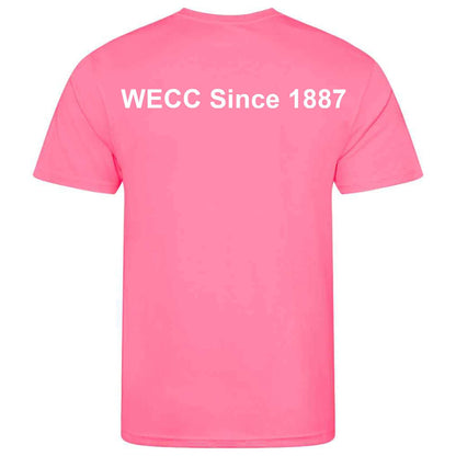 Worthing Excelsior Cycling Club Embroidered Wicking Material T-Shirt Navy M