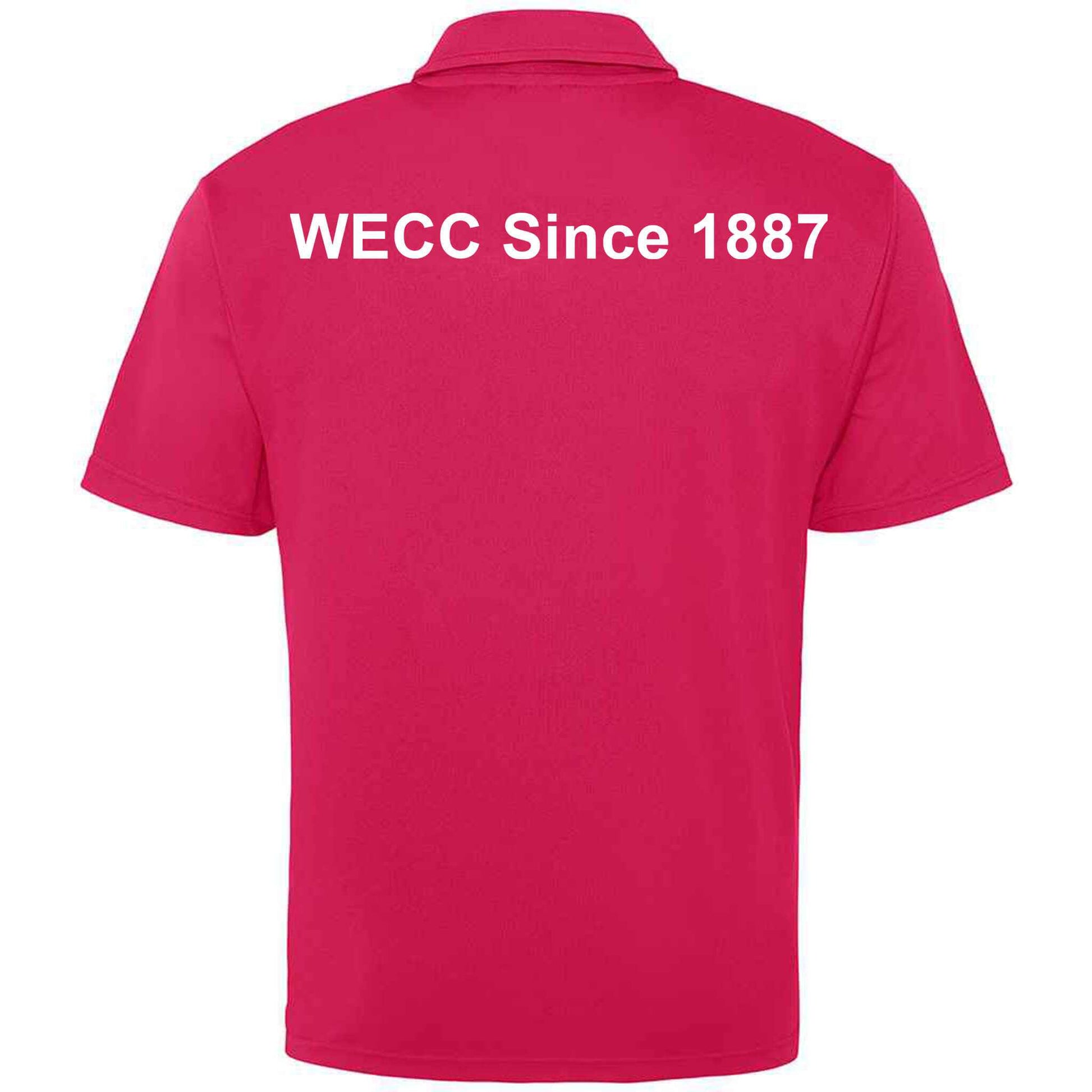 Worthing Excelsior Cycling Club Embroidered Wicking Material Polo Shirt Navy M