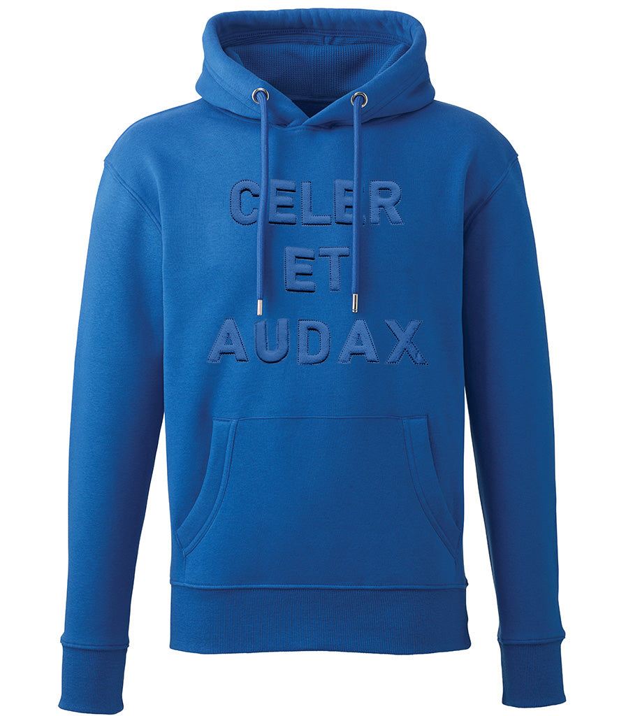 Royal Green Jackets Celer et Audax 3D Puff Embroidered Motto Hoodie in