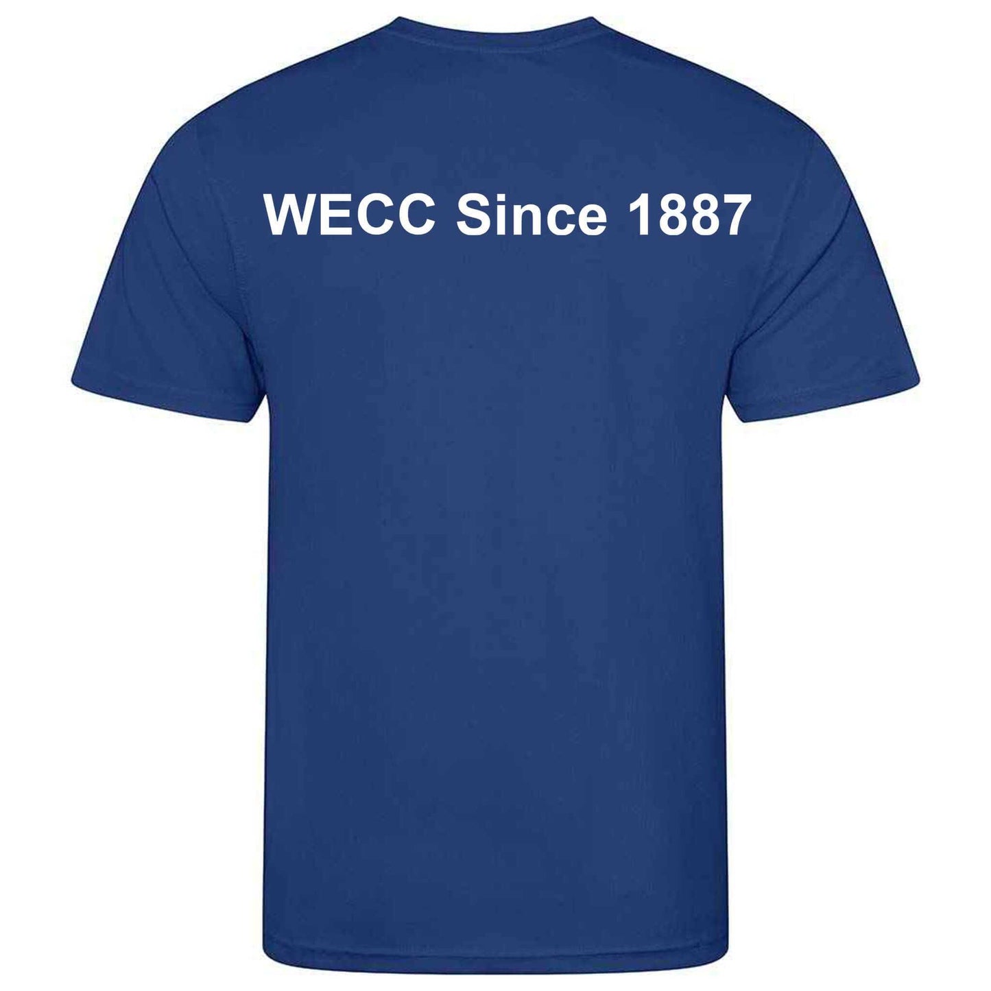 Worthing Excelsior Cycling Club Embroidered Wicking Material T-Shirt Royal Blue M