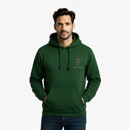 Army Air Corps Hoodie Embroidered Logo Premium Weight(310gsm)