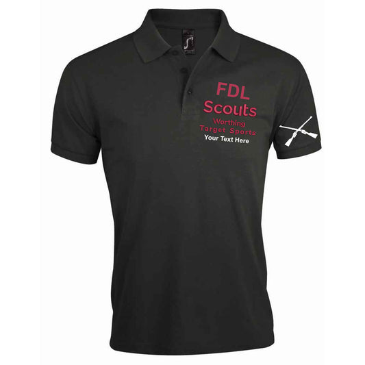 Worthing Scouts Target Sports Embroidered Polo Shirt  S