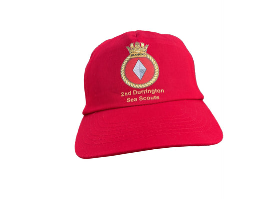 2nd Durrington Sea Scouts Acorn Drey Printed Logo Cap 4-8 Years