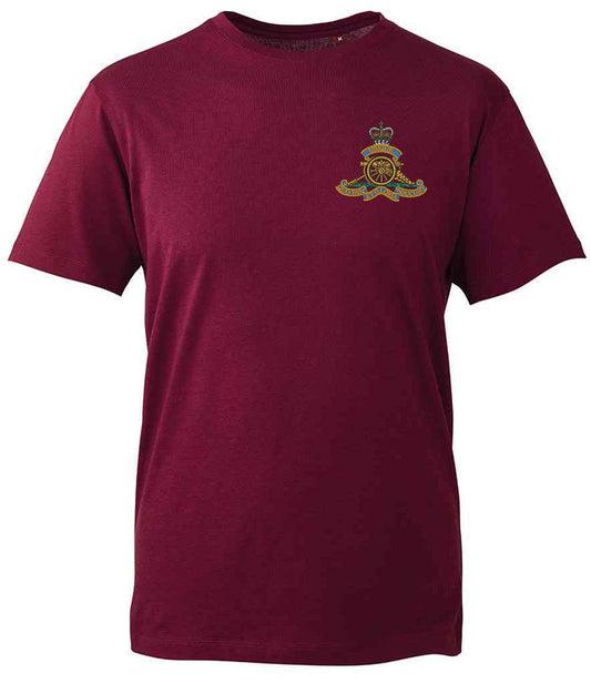 Royal Artillery  Clothing,Royal Artillery  Merchandise, Royal Artillery  Veterans Clothing,Royal Artillery T-Shirt Maroon