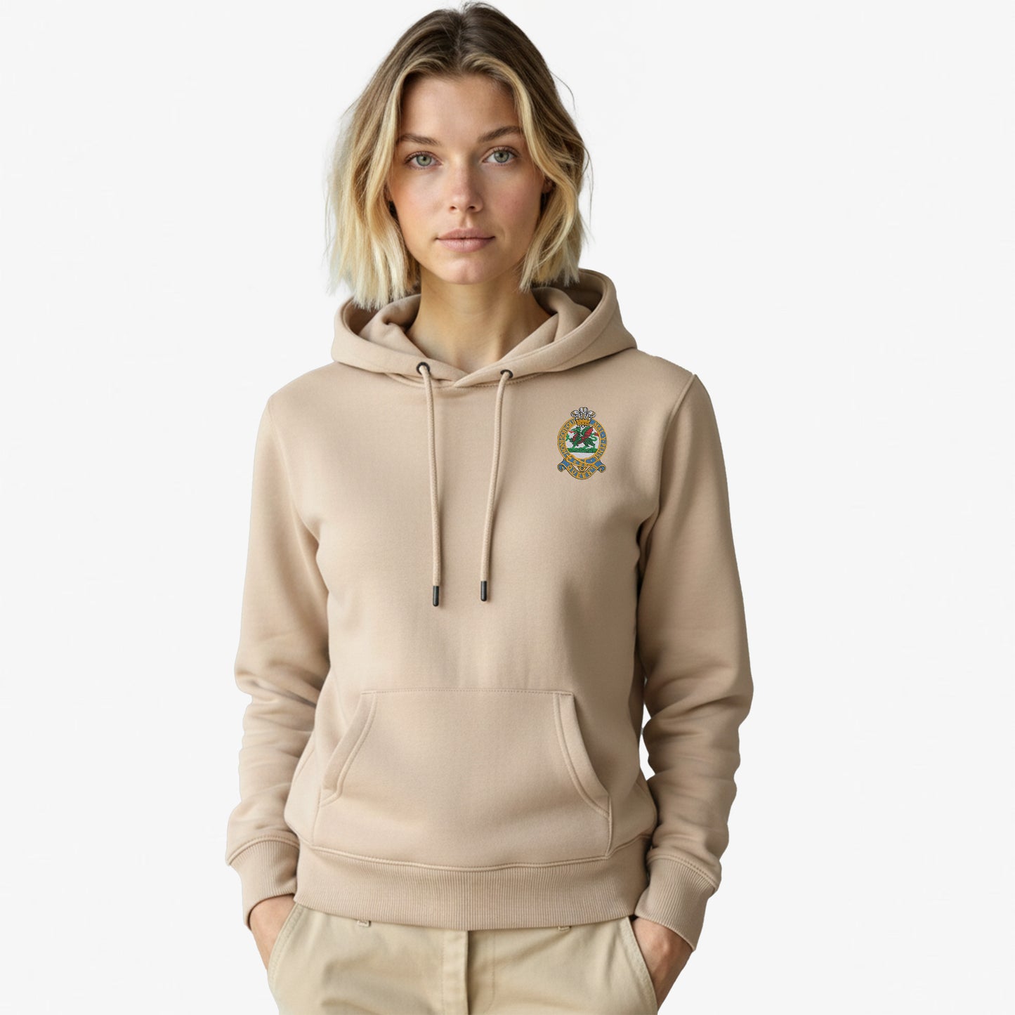 Queens Regiment Ultra Premium Embroidered Hoodie