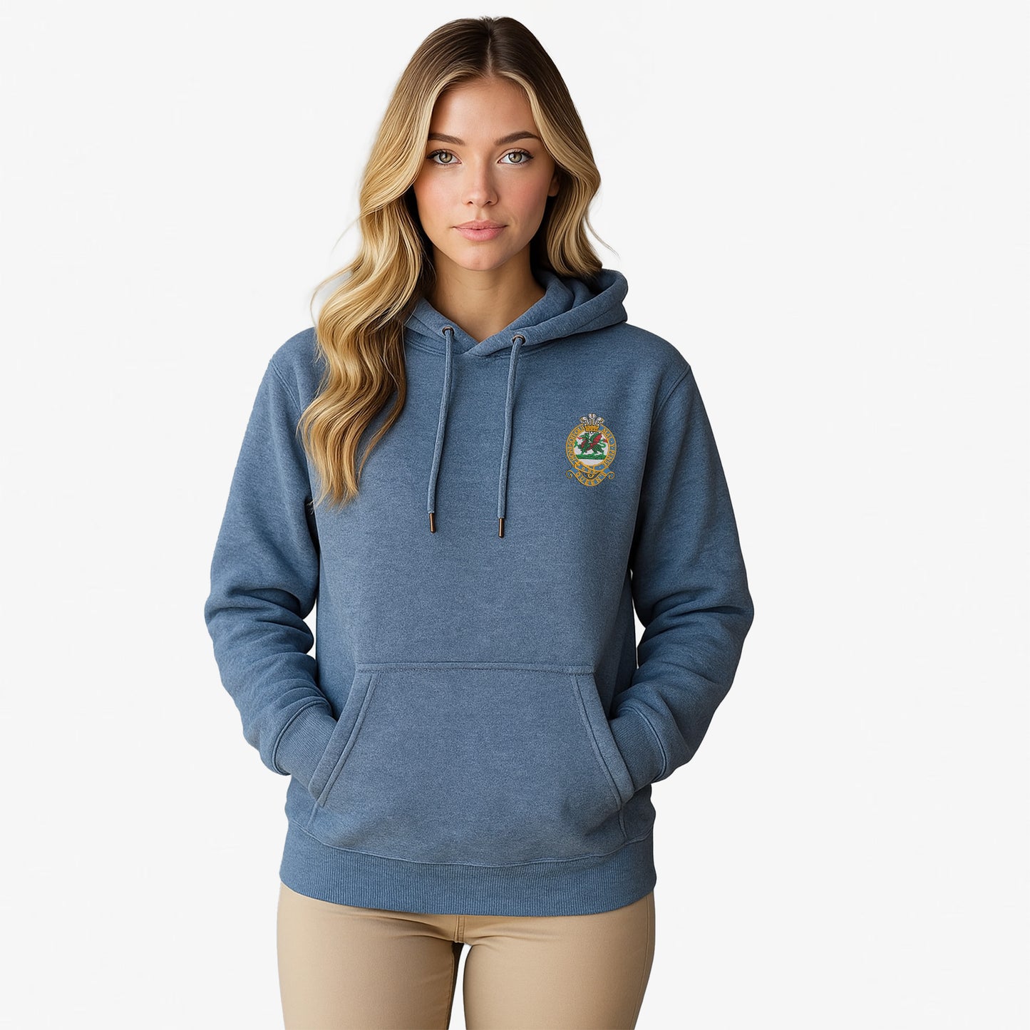 Queens Regiment Ultra Premium Embroidered Hoodie