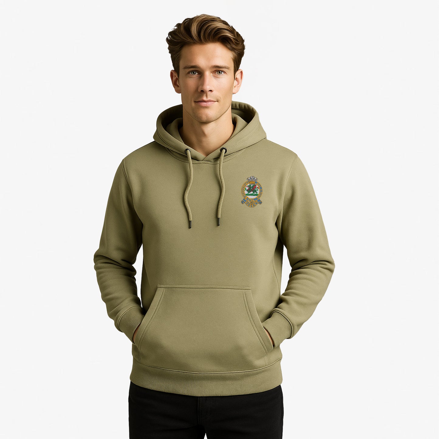 Queens Regiment Ultra Premium Embroidered Hoodie