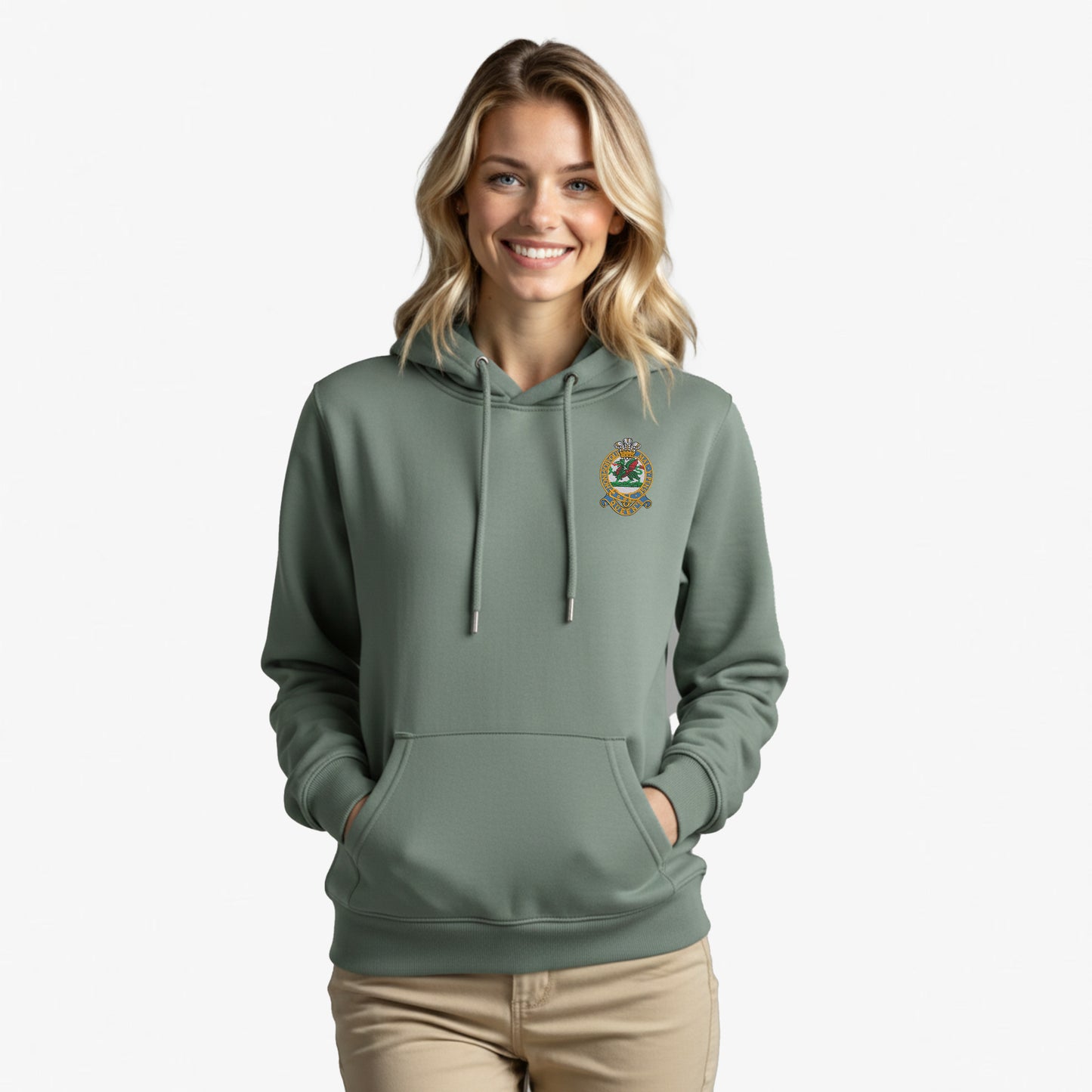 Queens Regiment Ultra Premium Embroidered Hoodie