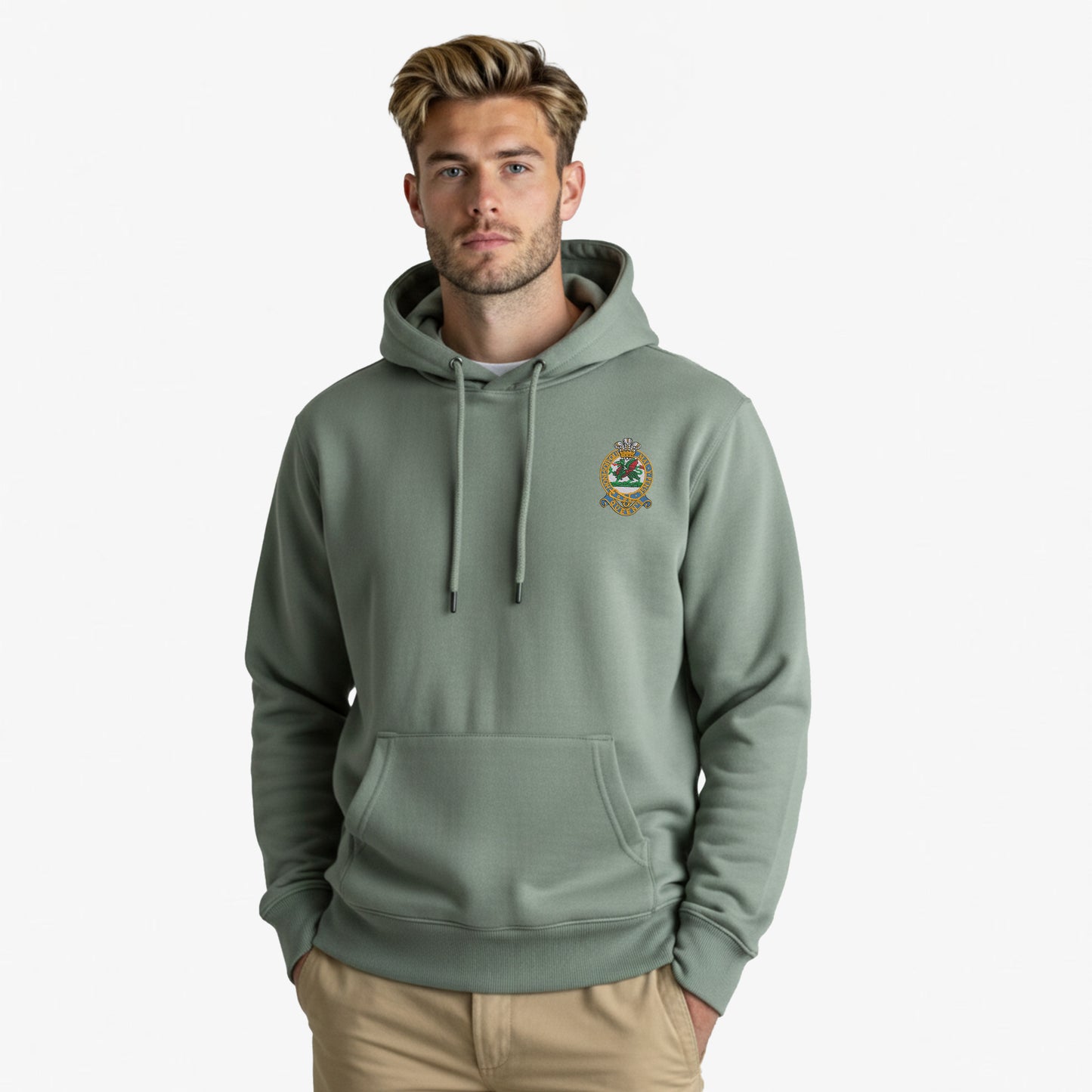 Queens Regiment Ultra Premium Embroidered Hoodie