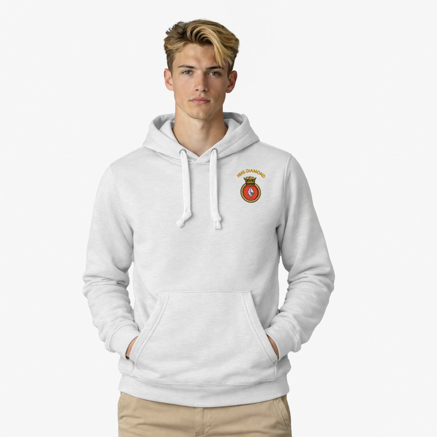 HMS Diamond Premium Embroidered Hoodie