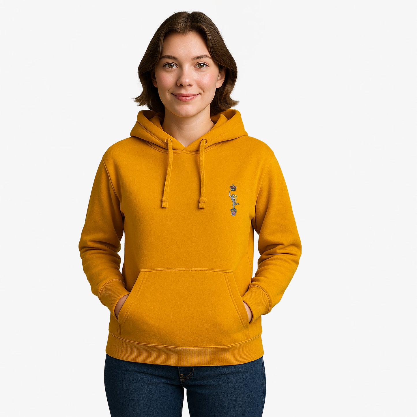 Royal Signals Hoodie Embroidered Logo Premium Weight(310gsm)