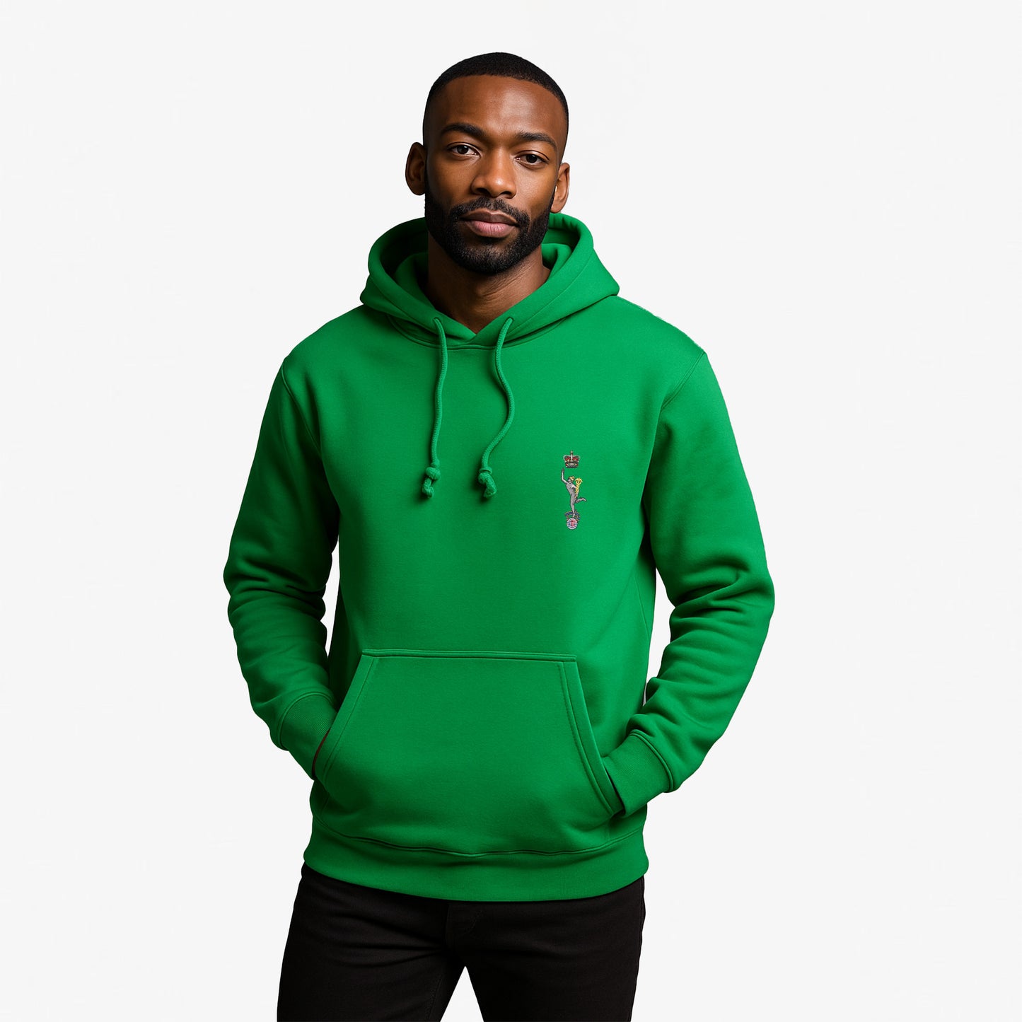 Royal Signals Hoodie Embroidered Logo Premium Weight(310gsm)