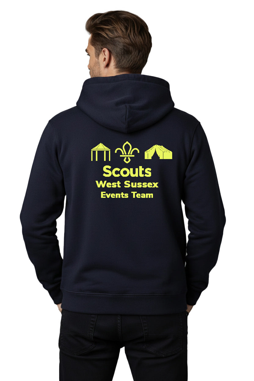 West Sussex Sussex Scouts Events Team Embroidered Hoodie