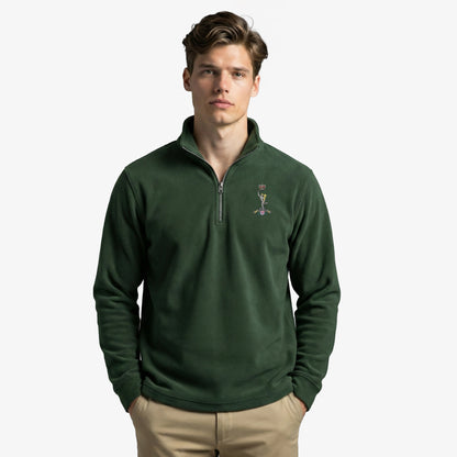Royal Signals Premium Embroidered Quarter Zip Sweatshirt
