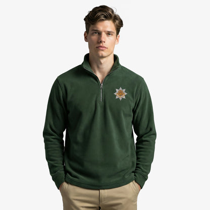 Royal Anglian Regiment Premium Embroidered Quarter Zip Sweatshirt
