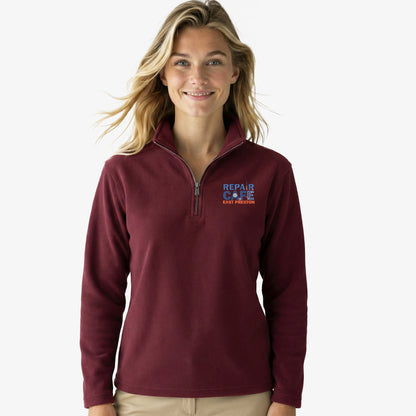 Repair Cafe East Preston Embroidered 1/4 Zipp Sweat Shirt