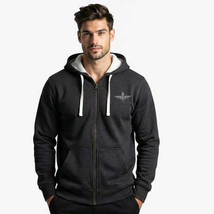 The Parachute Regiment Ultra Premium Embroidered Contrast Zipped Hoodie