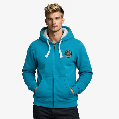 24 Commando Engineer Regiment Ultra Premium Embroidered Contrast Zipped Hoodie