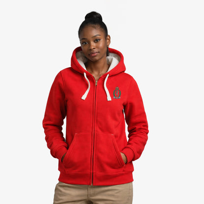 Royal Army Medical Service Ultra Premium Embroidered Contrast Zipped Hoodie