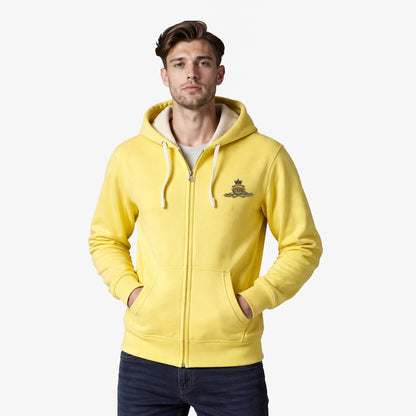 Royal Artillery Ultra Premium Embroidered Contrast Zipped Hoodie