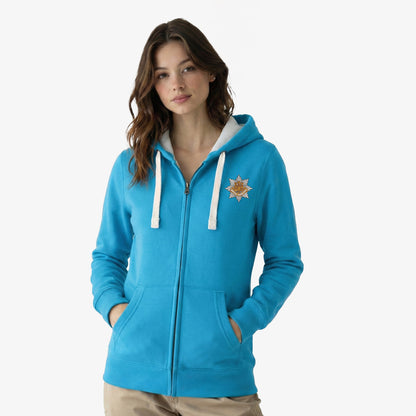 Royal Anglian Regiment Ultra Premium Embroidered Contrast Zipped Hoodie