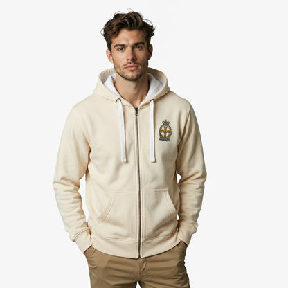 QARANC Ultra Premium Embroidered Contrast Zipped Hoodie