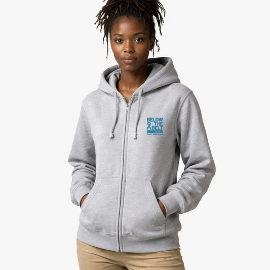 Below The Belt East Preston Embroidered Zipped Hoodie