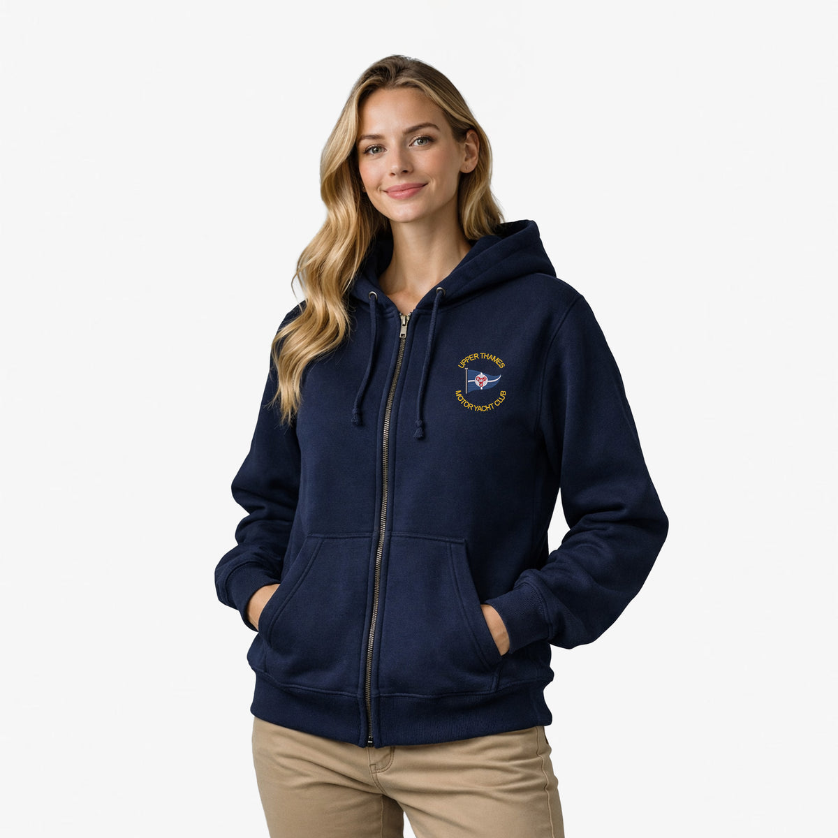 UTMYC Embroidered Zipped Hoodie