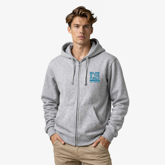 Below The Belt East Preston Embroidered Zipped Hoodie