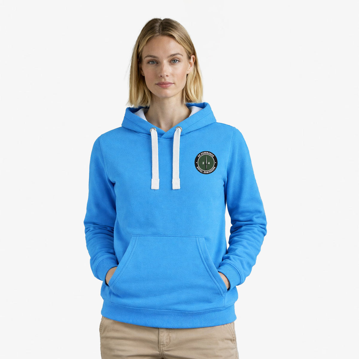 24 Commando Engineer Regiment Ultra Premium Contrast Embroidered Hoodie