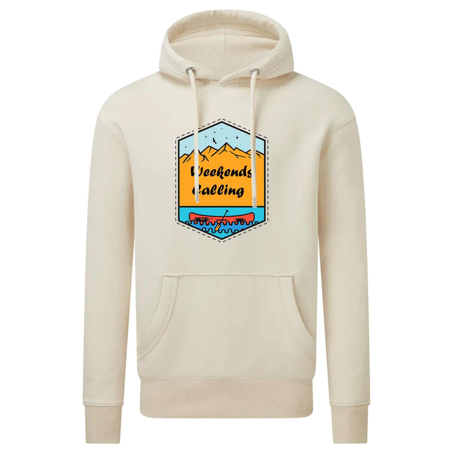 Weekends Calling Organic Hoodie 2XL Pink