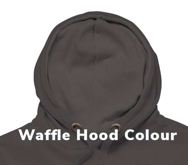 Waffle Hoodie Example Charcoal Colour
