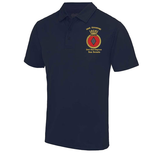2ND DURRINGTON SEA SCOUTS SECTION LEADERS EMBROIDERED POLO SHIRT - Flamingo Rock®