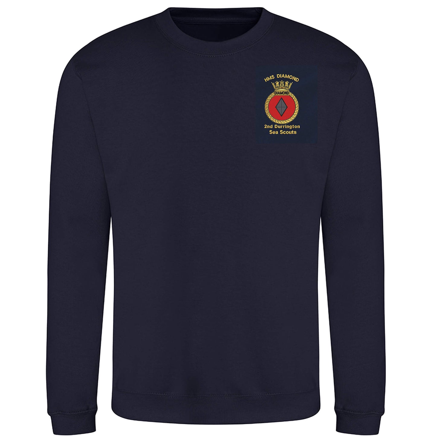 2ND DURRINGTON SEA SCOUTS SECTION LEADERS EMBROIDERED SWEAT SHIRT - Flamingo Rock®
