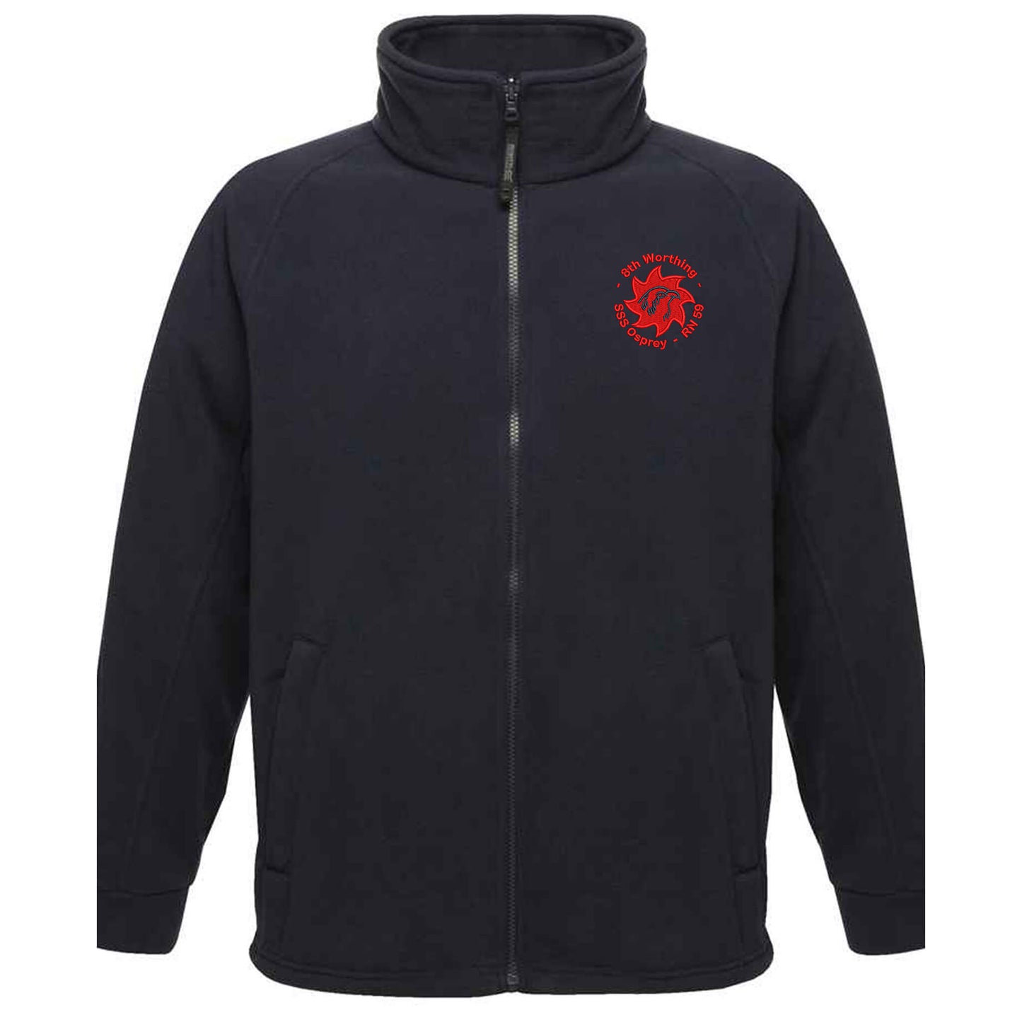 8th WORTHING SEA SCOUTS ADULTS EMBROIDERED FLEECE JACKET - Flamingo Rock®