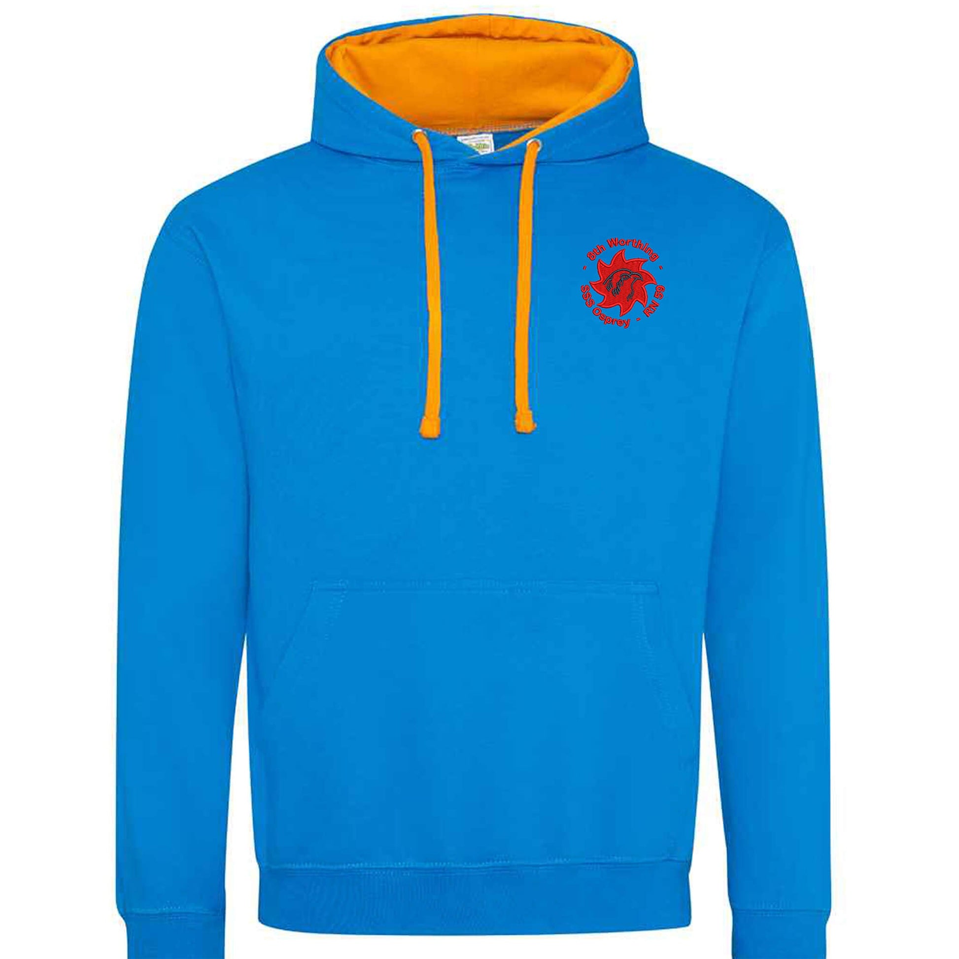 8th WORTHING SEA SCOUTS PORT BEAVERS EMBROIDERED HOODIE - Flamingo Rock®