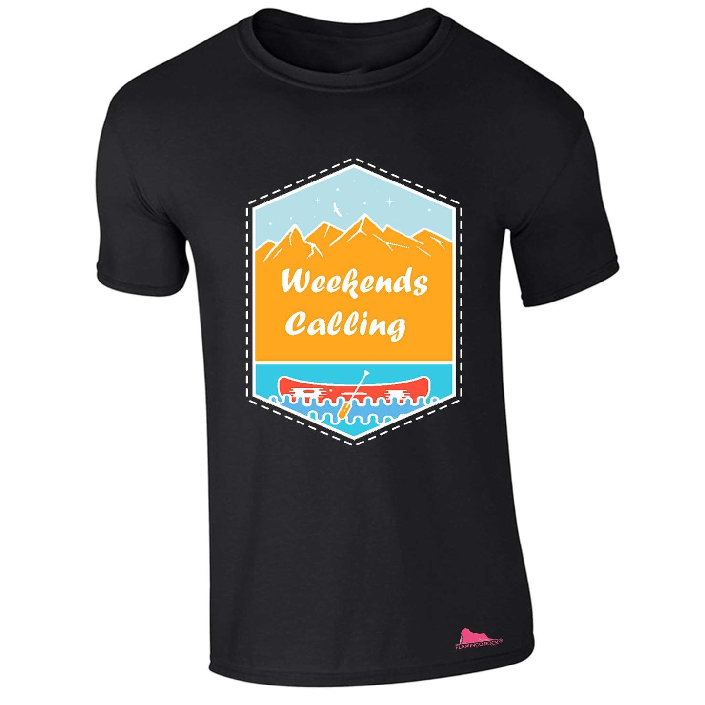 WEEKENDS CALLING GRAPHIC T-SHIRT - Flamingo Rock®