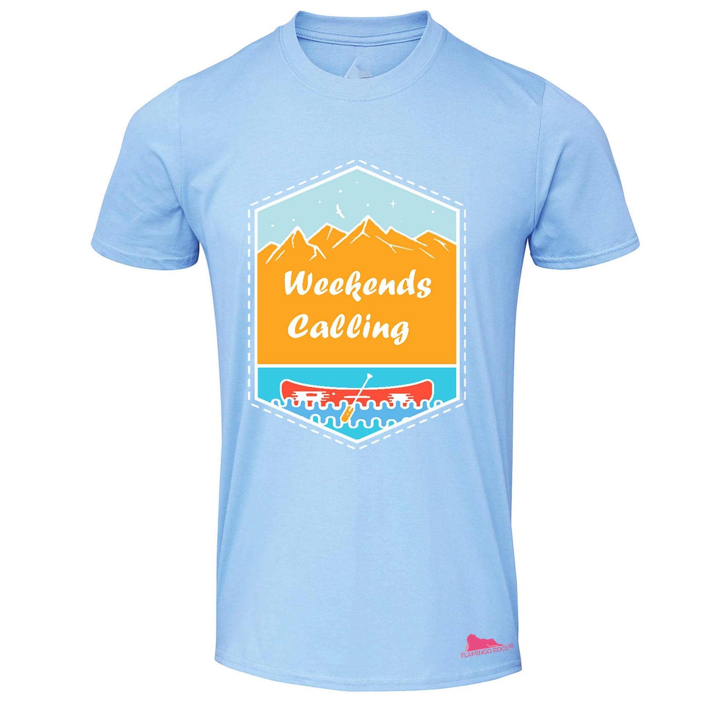 WEEKENDS CALLING GRAPHIC T-SHIRT - Flamingo Rock®