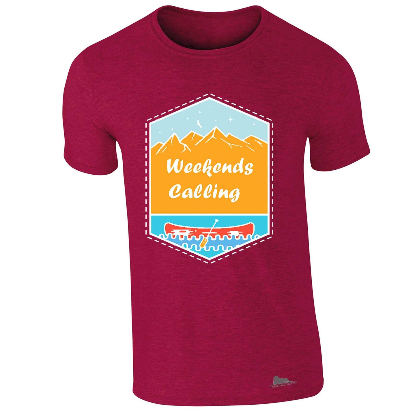 WEEKENDS CALLING GRAPHIC T-SHIRT - Flamingo Rock®