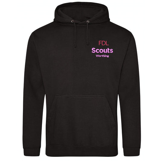 WORTHING SCOUTS EMBROIDERED HOODIE - Flamingo Rock®